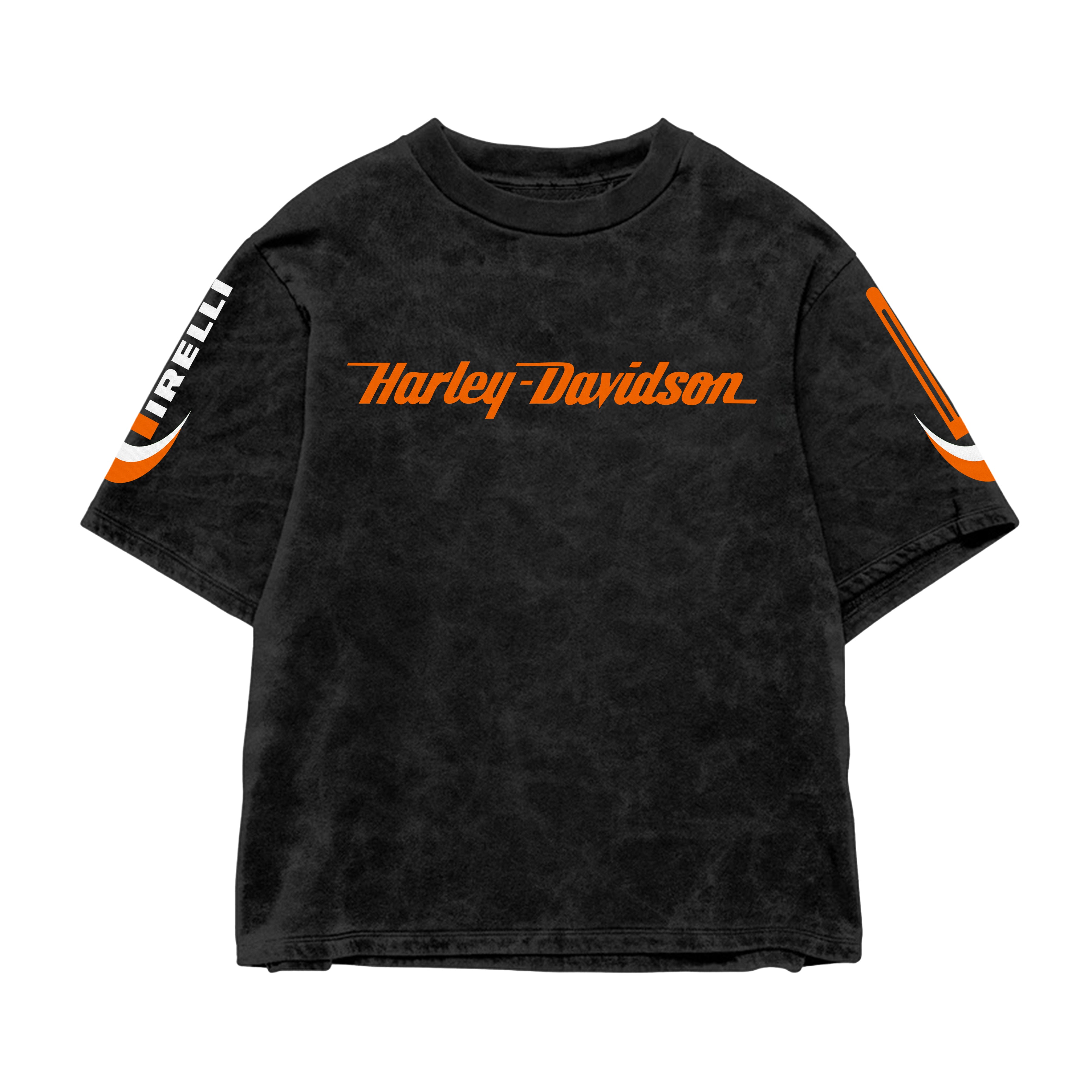 Highway Authority Acid Wash Oversized Tee