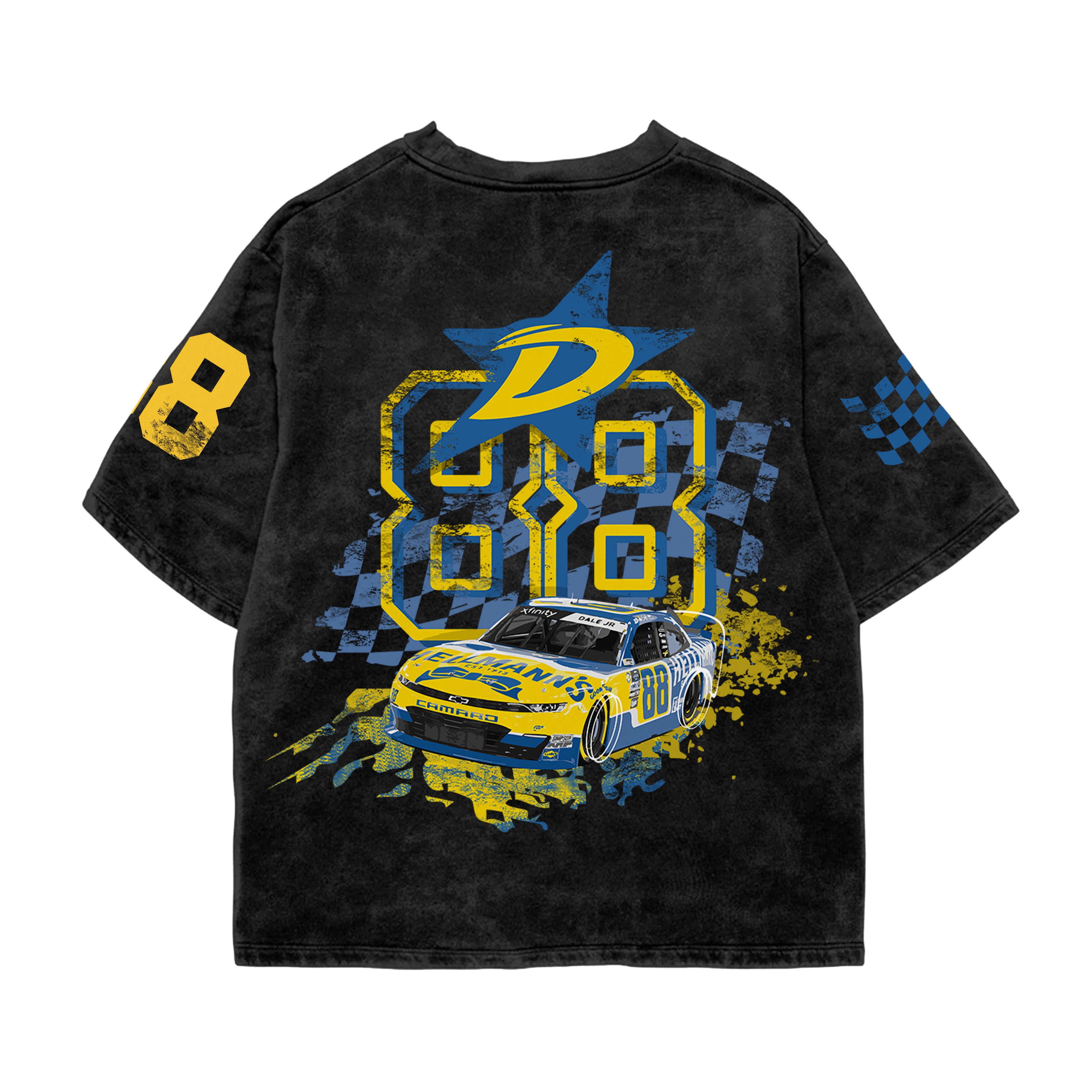 Nitro 88 Acid Wash Oversized Tee