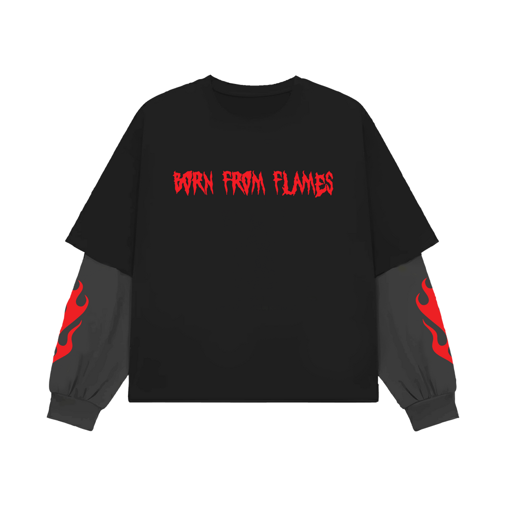 Skeleton full Sleeve Oversized Tee