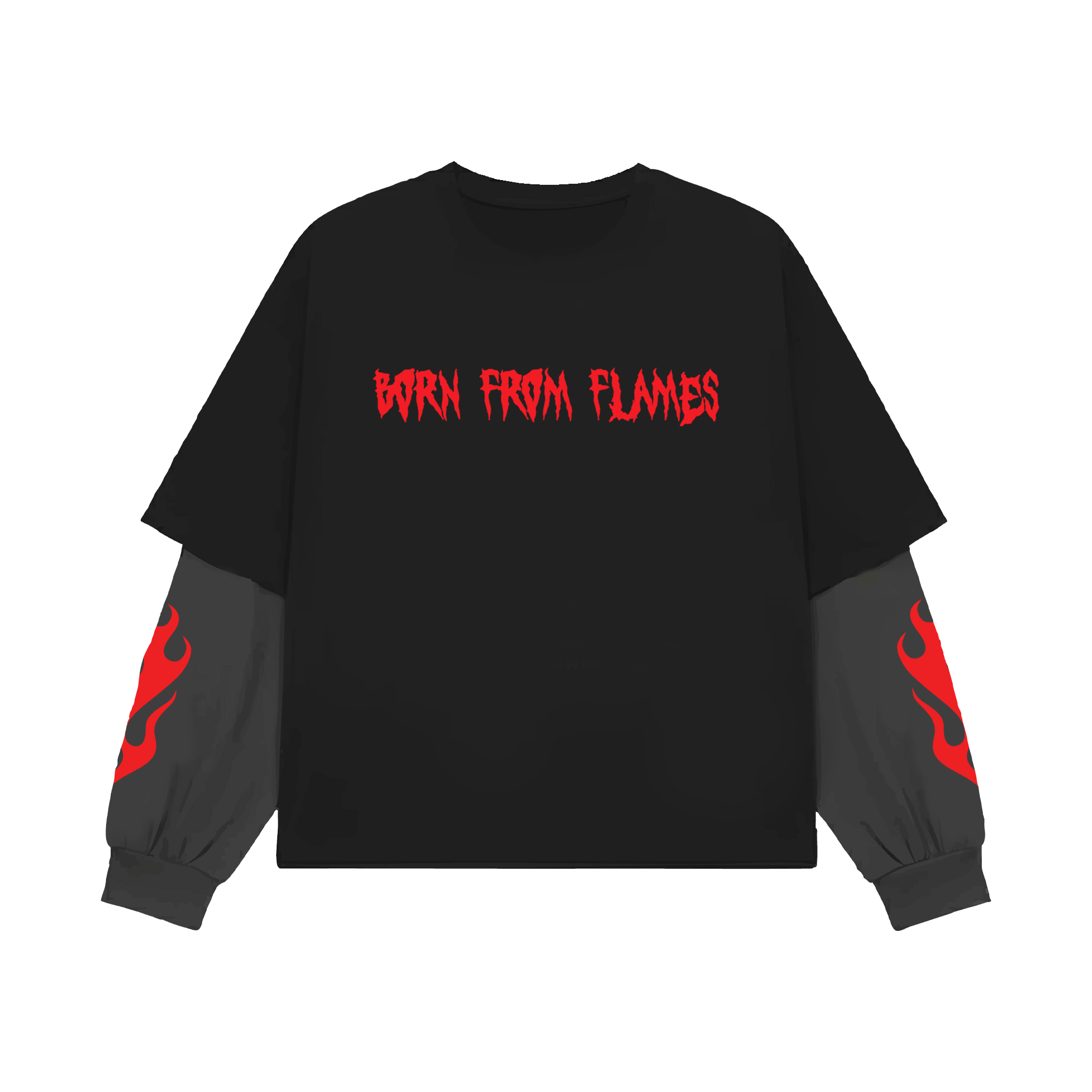 Skeleton full Sleeve Oversized Tee