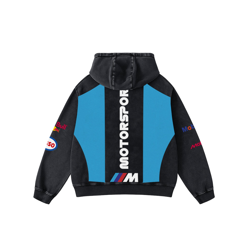 Driftforce Acid Wash Oversized Hoodie