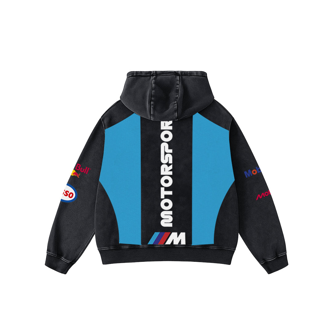 Driftforce Acid Wash Oversized Hoodie