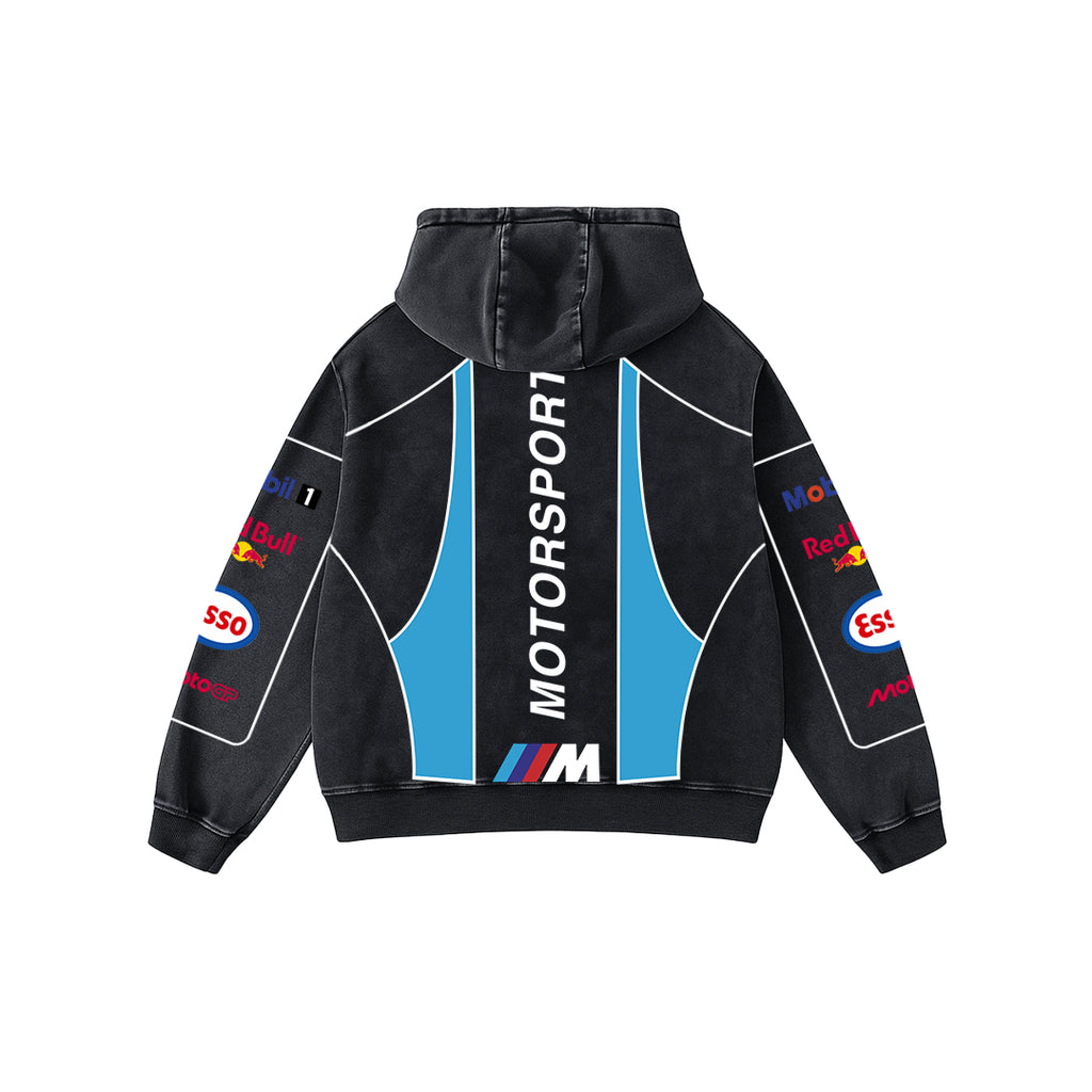 Driftforce Acid Wash Oversized Hoodie