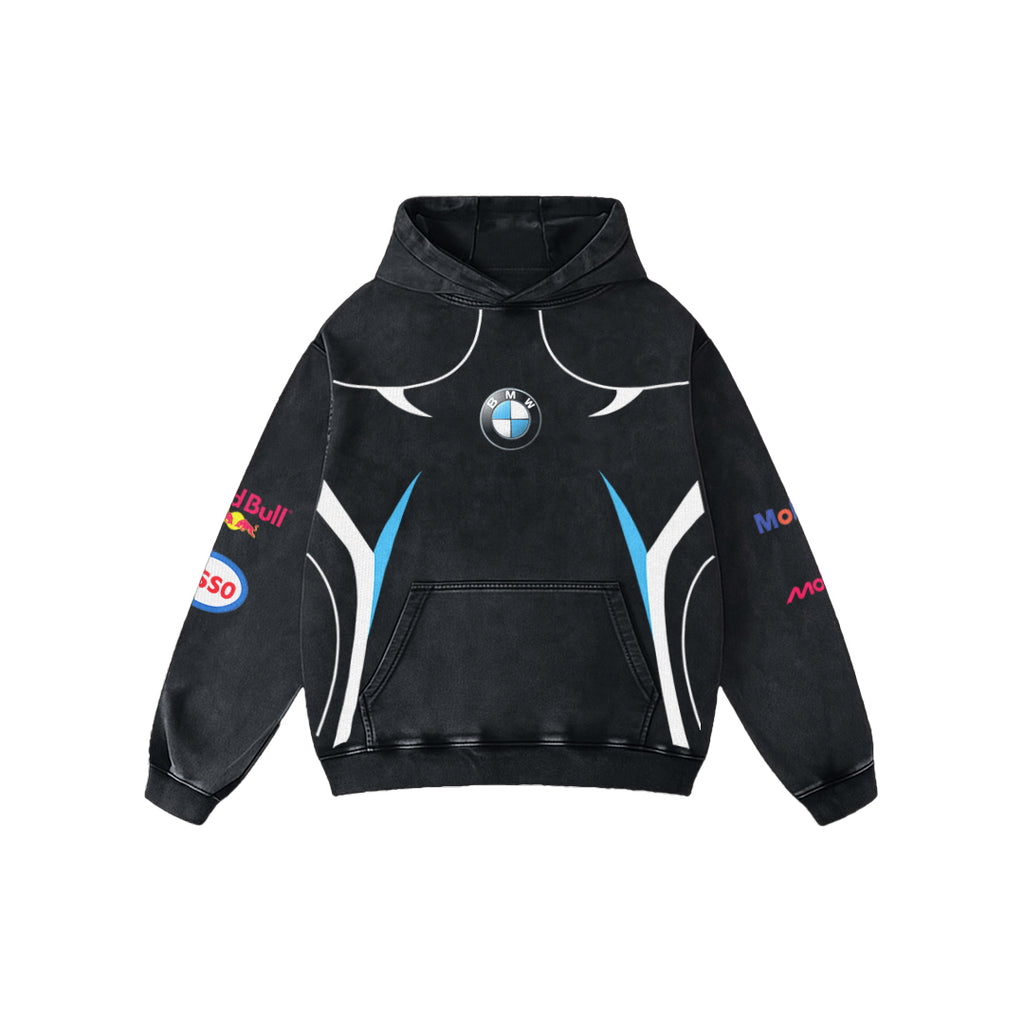 Driftforce Acid Wash Oversized Hoodie