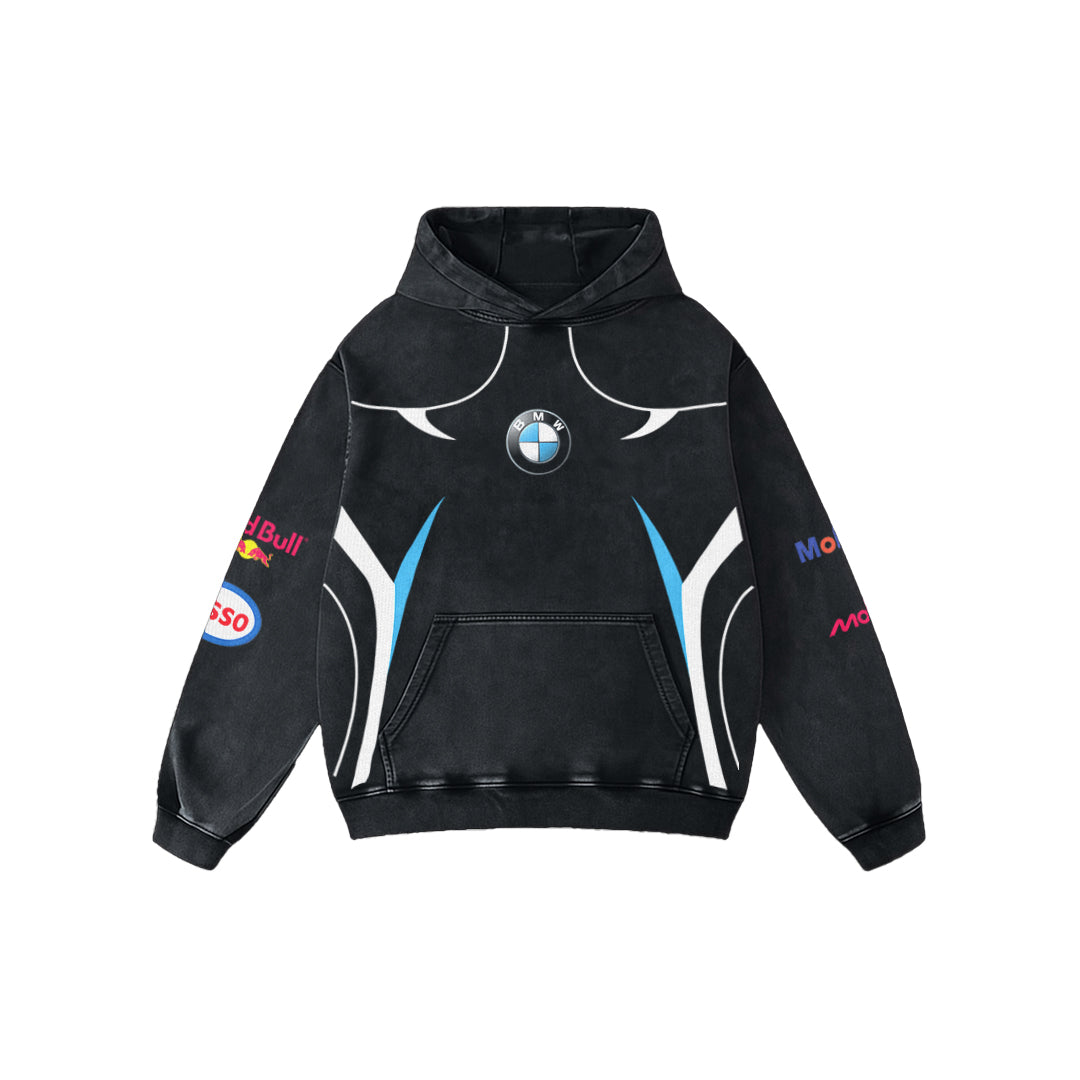 Driftforce Acid Wash Oversized Hoodie