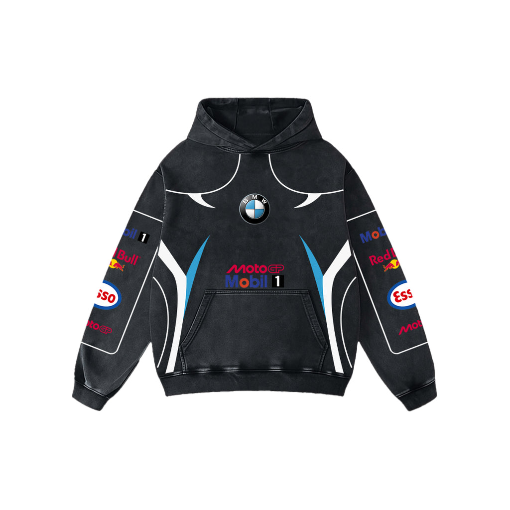 Driftforce Acid Wash Oversized Hoodie