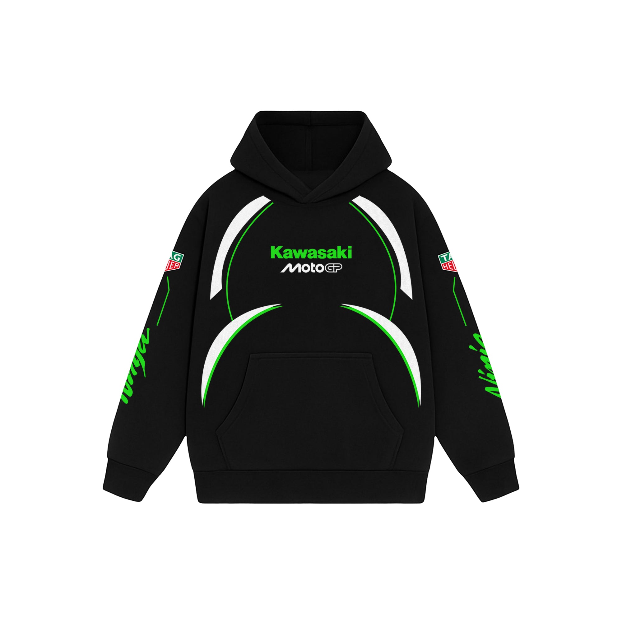 Nitrorush Black Oversized Hoodie