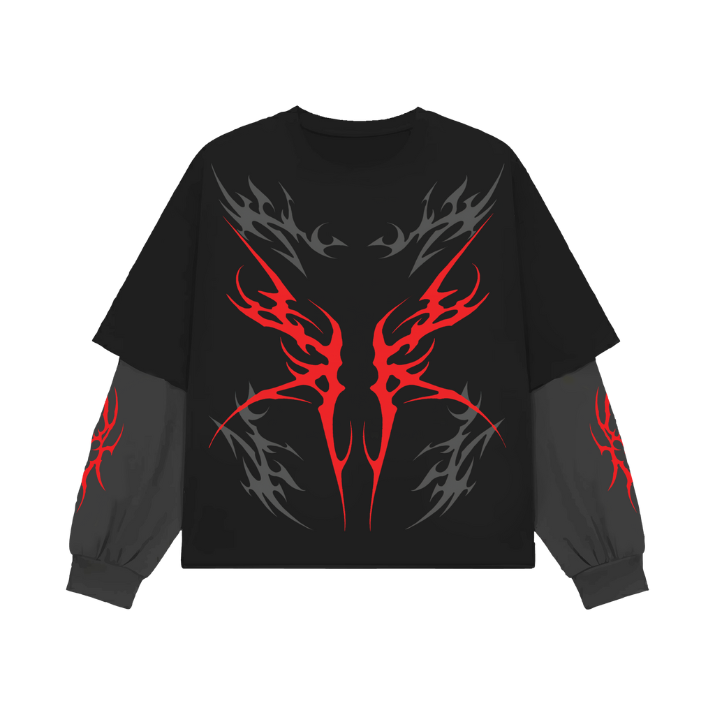 Infernal full Sleeve Oversized Tee
