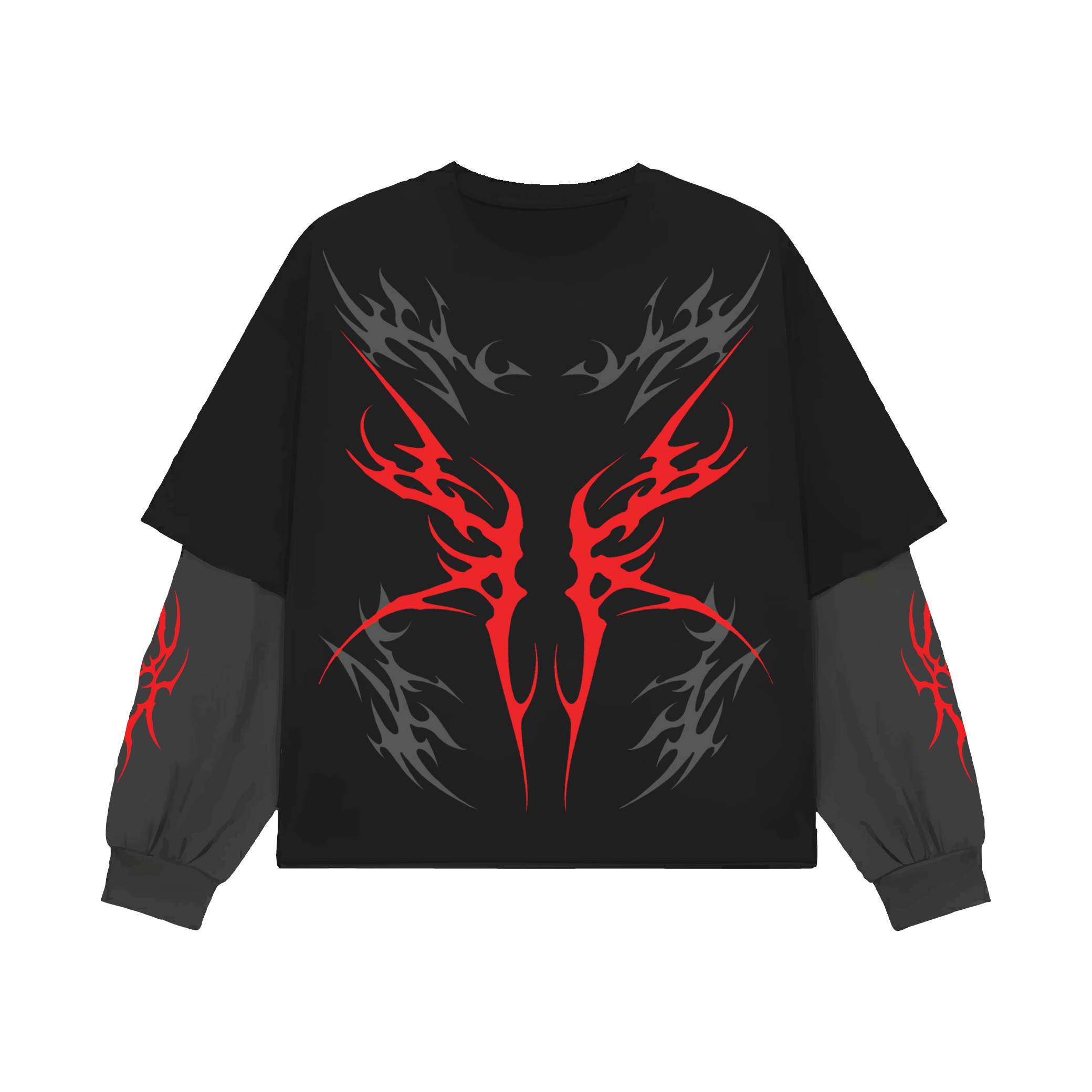 Infernal full Sleeve Oversized Tee