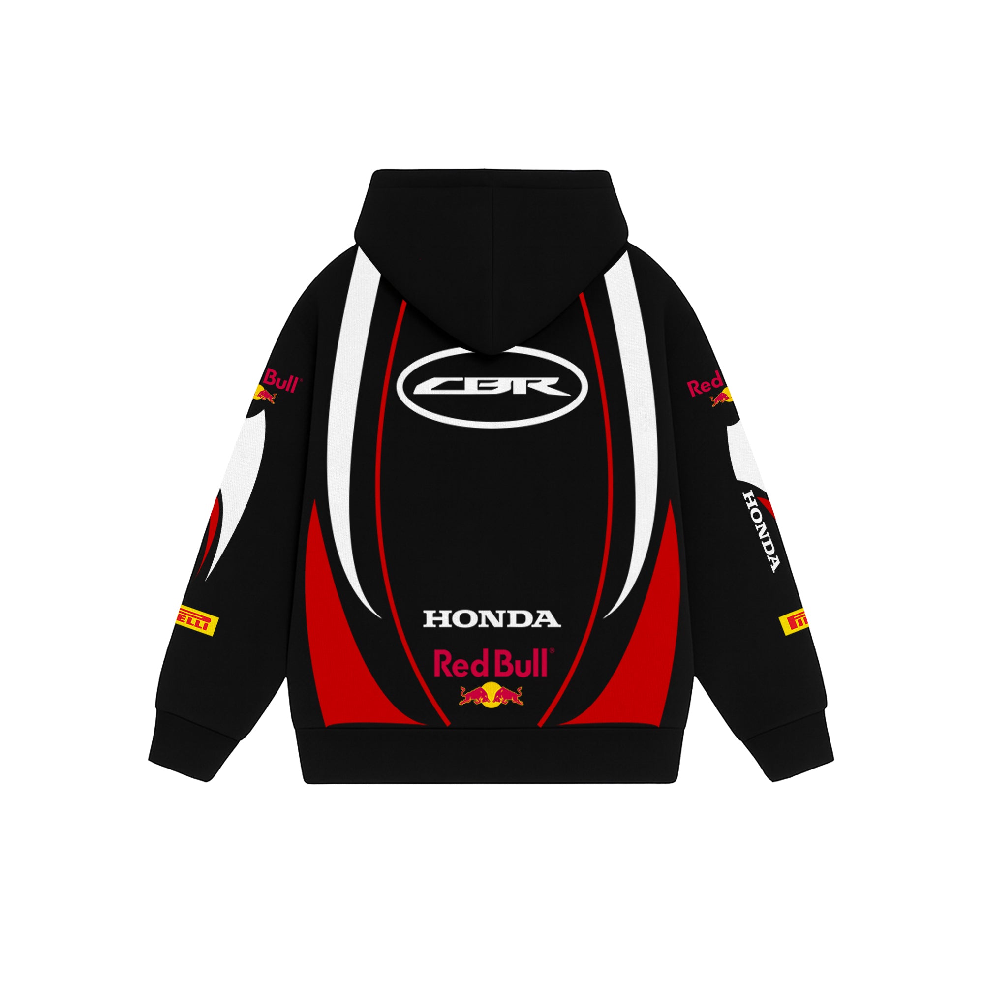 Powerstroke Black Oversized Hoodie