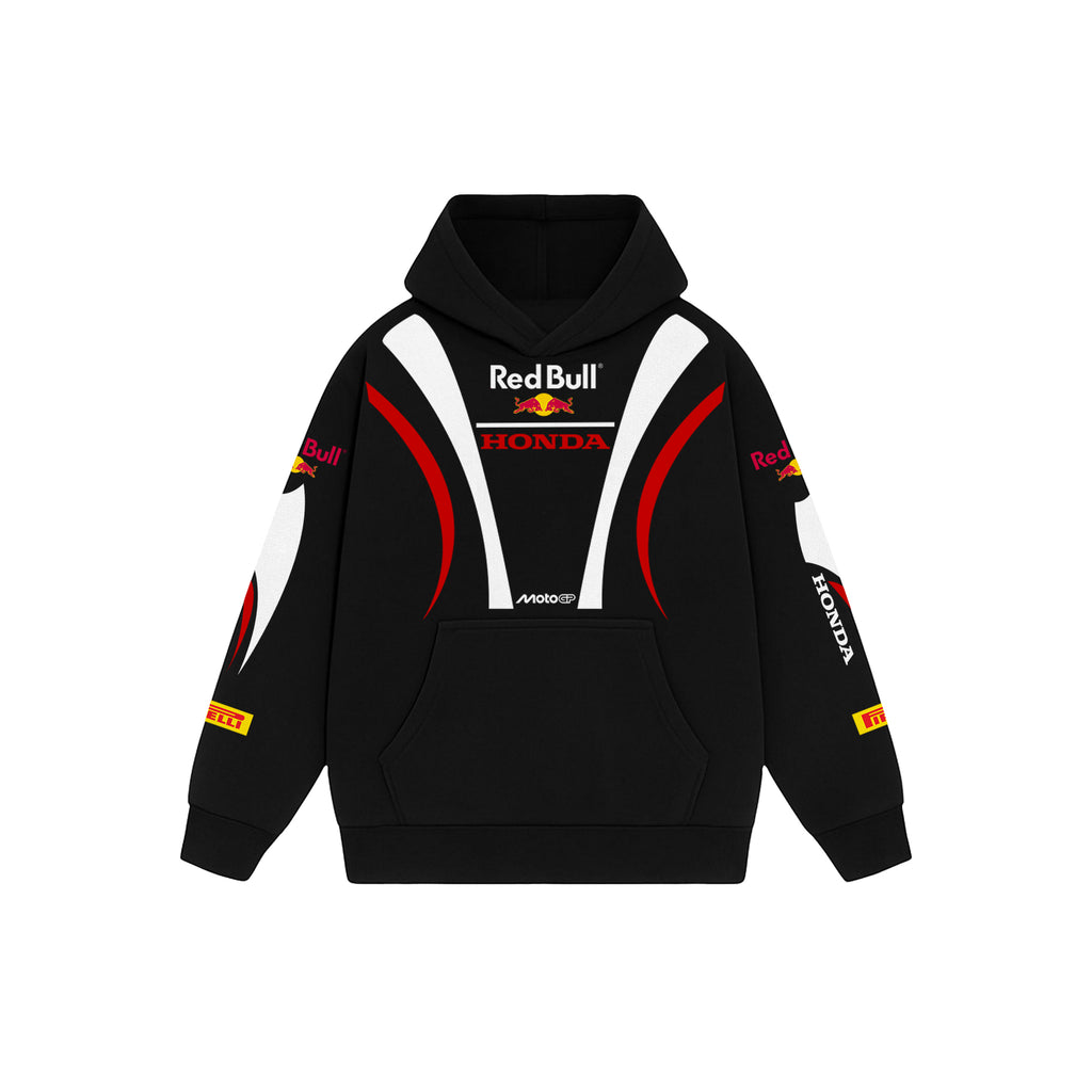 Powerstroke Black Oversized Hoodie