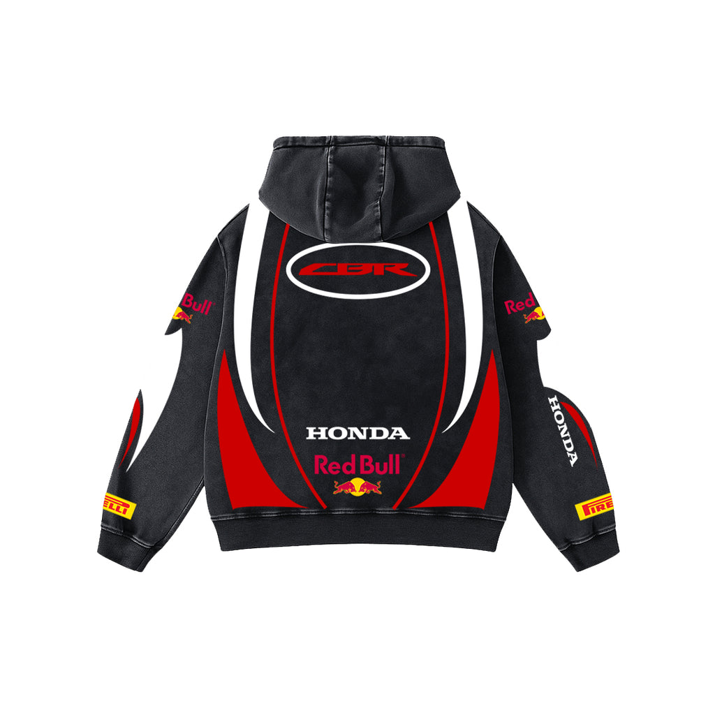 Powerstroke Acid Wash Oversized Hoodie