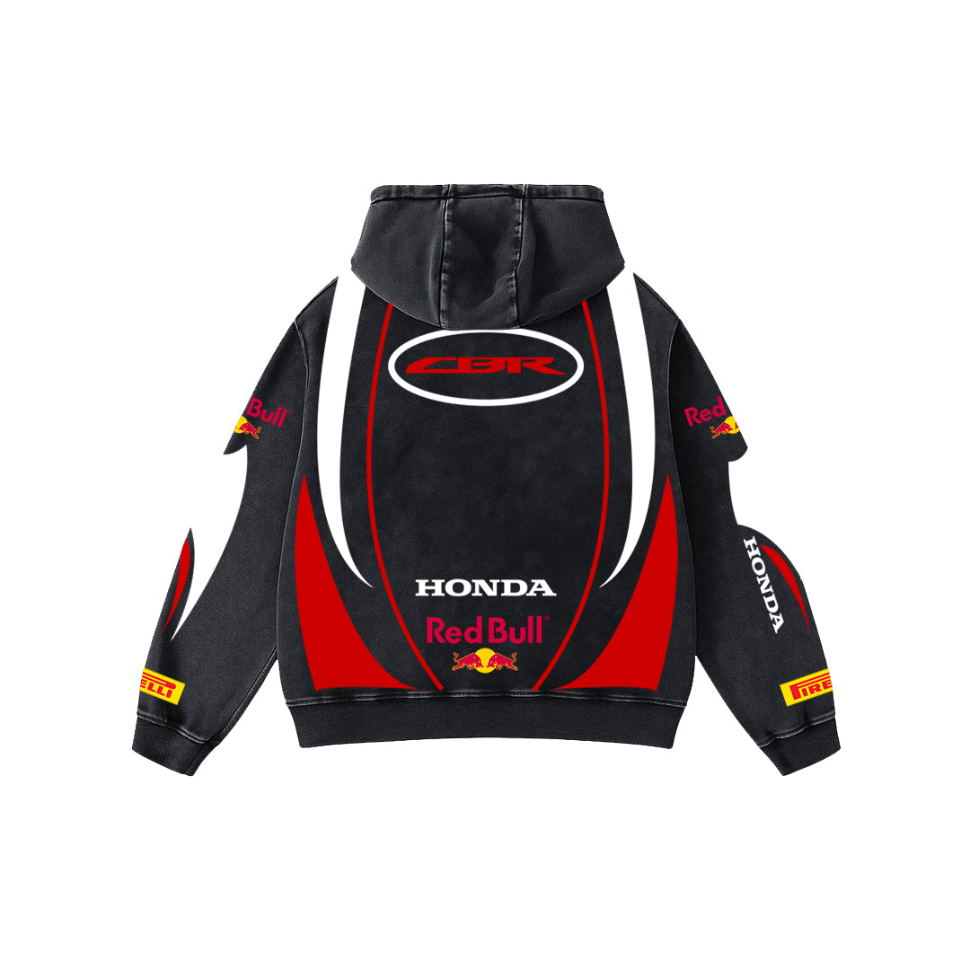 Powerstroke Acid Wash Oversized Hoodie