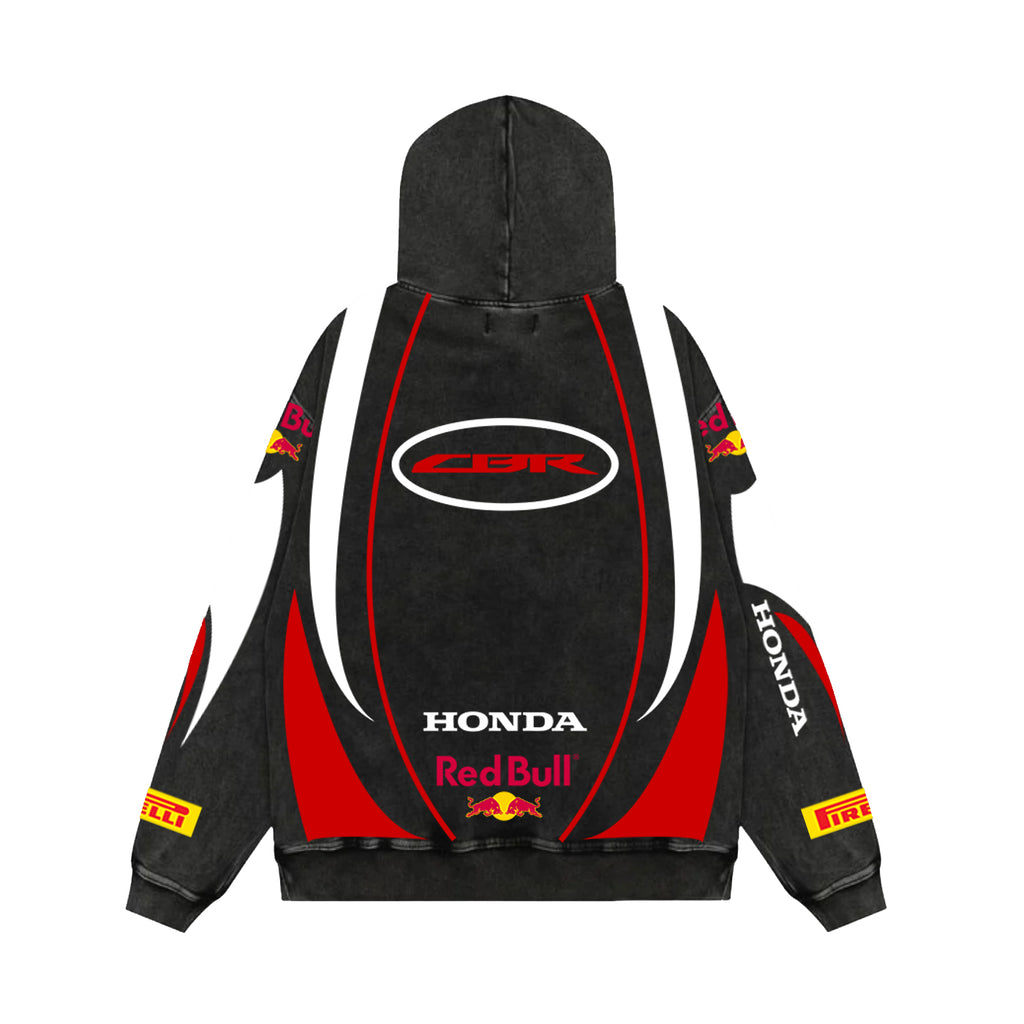 Powerstroke Acid Wash Oversized Hoodie