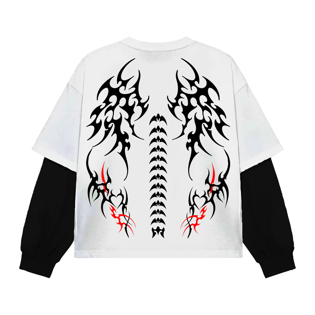 Spinebreaker full Sleeve Oversized Tee