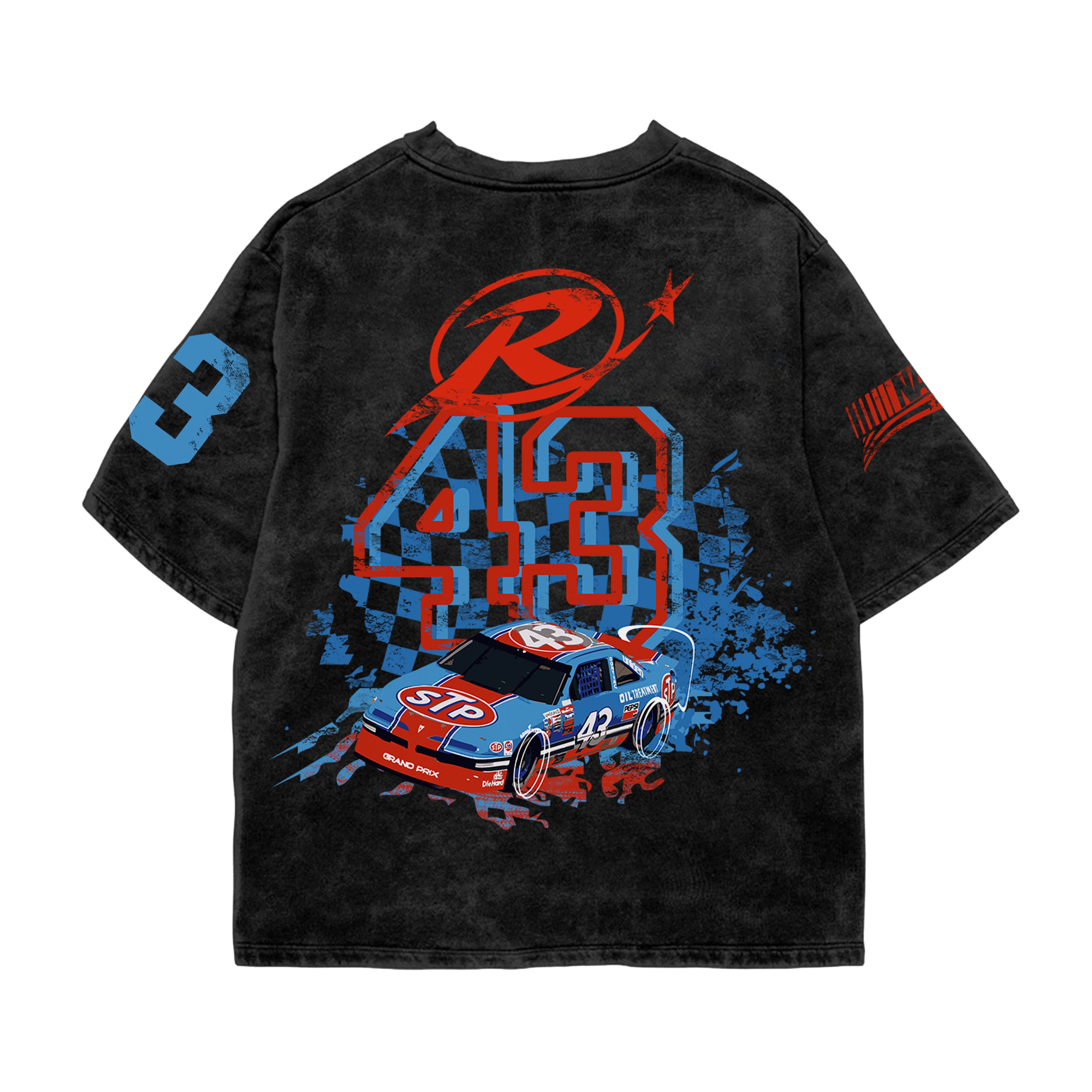 Speed 43 Acid Wash Oversized Tee