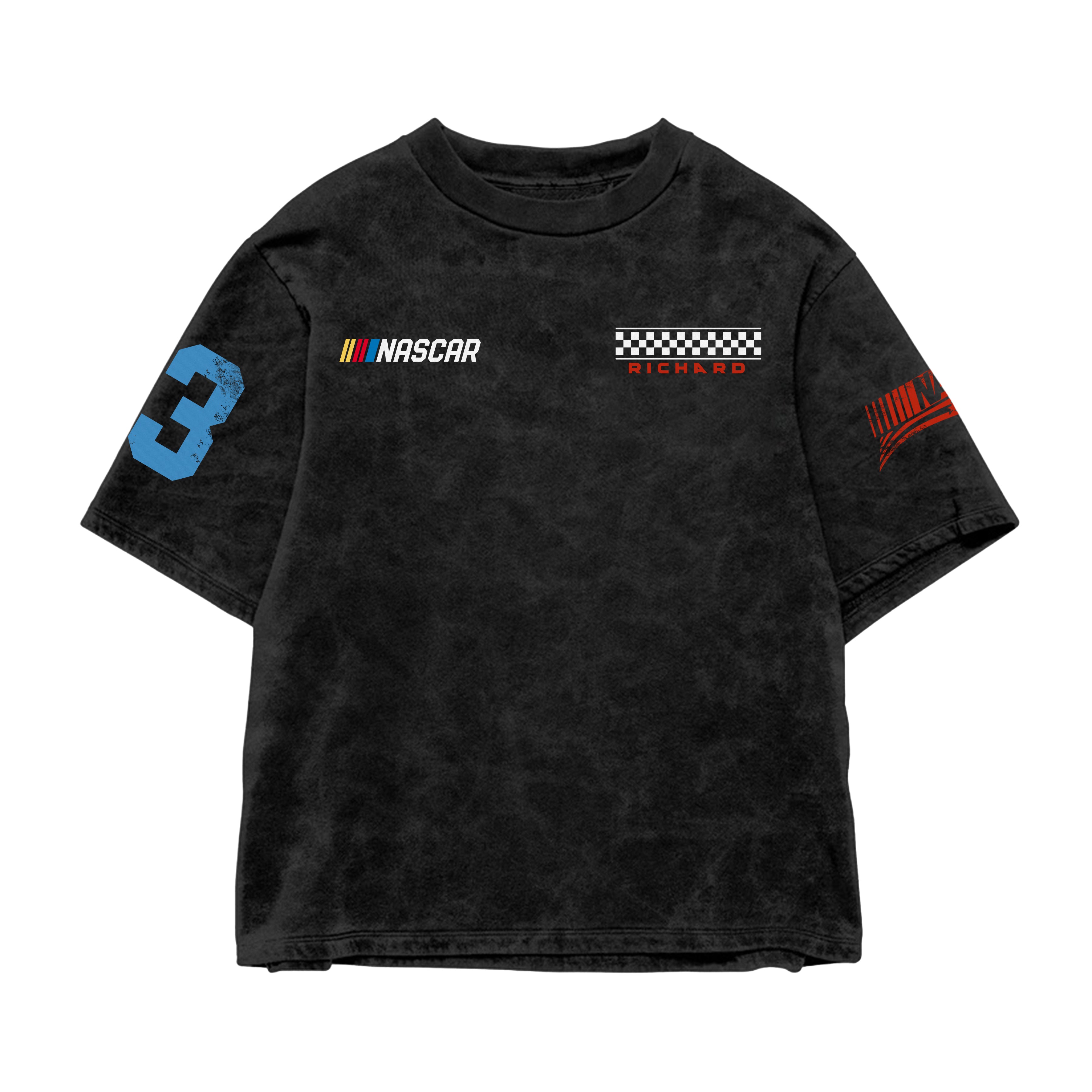 Speed 43 Acid Wash Oversized Tee