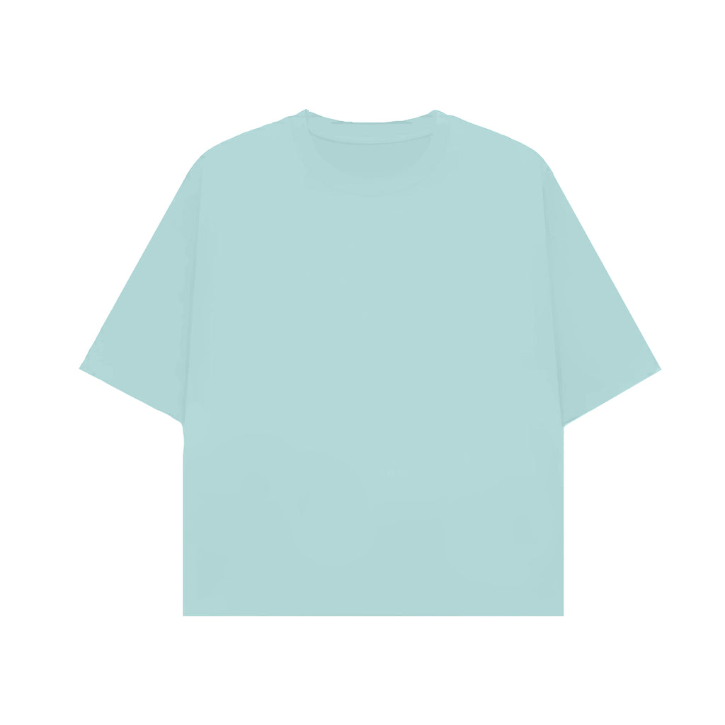 Aqua Blue Oversized Tee