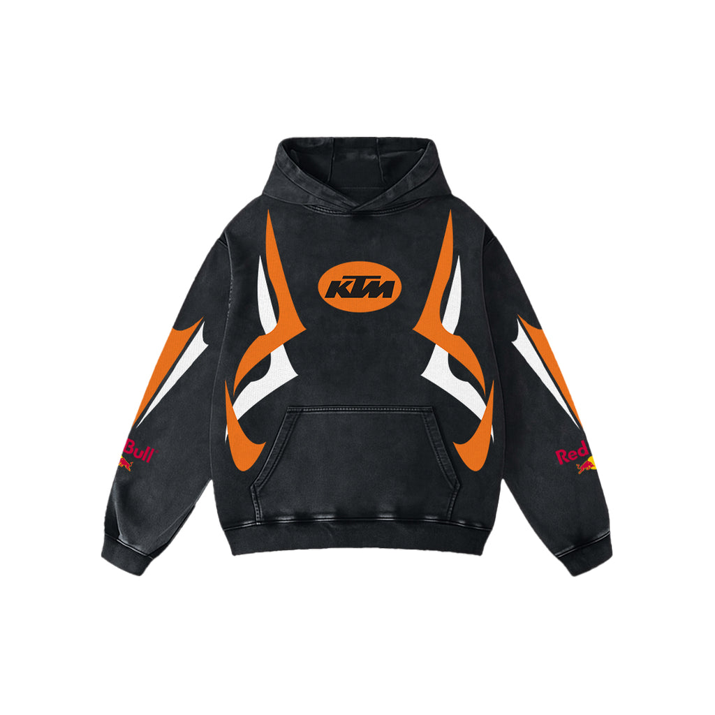 Blazecore Acid Wash Oversized Hoodie