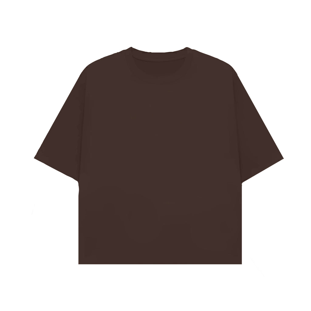 Chocolate Brown Oversized Tee