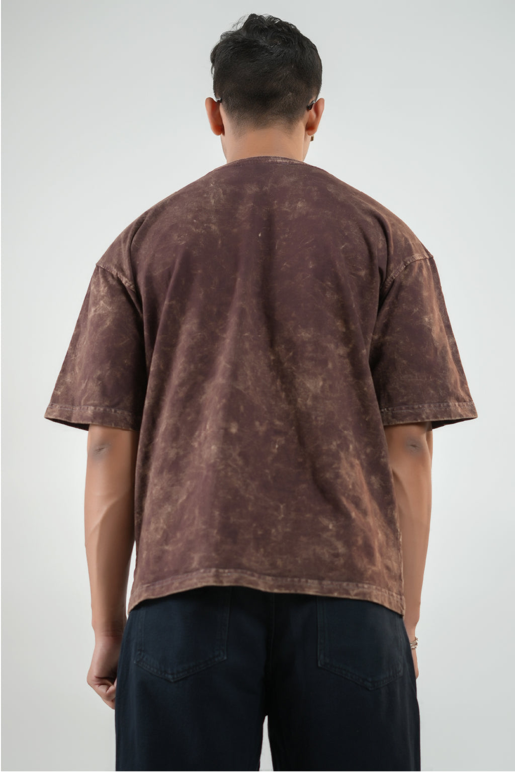 RAW ENERGY - BROWN ACID WASH UNISEX TEE