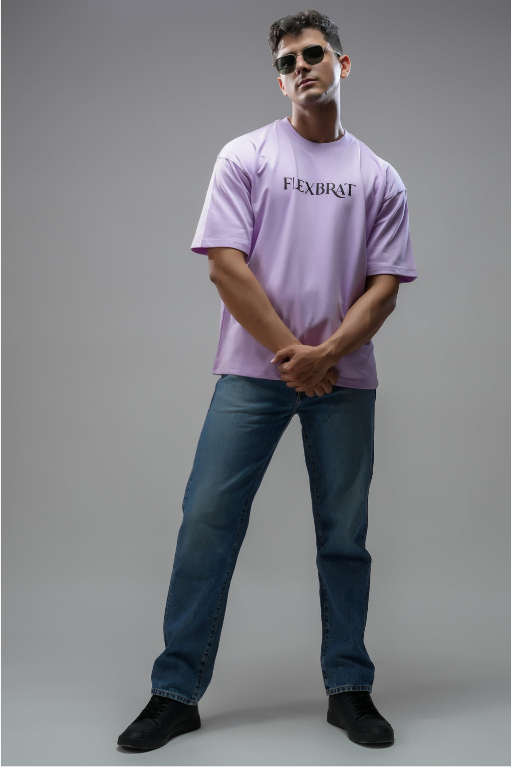 LAVENDER OVERSIZED CLASSIC UNISEX TEE