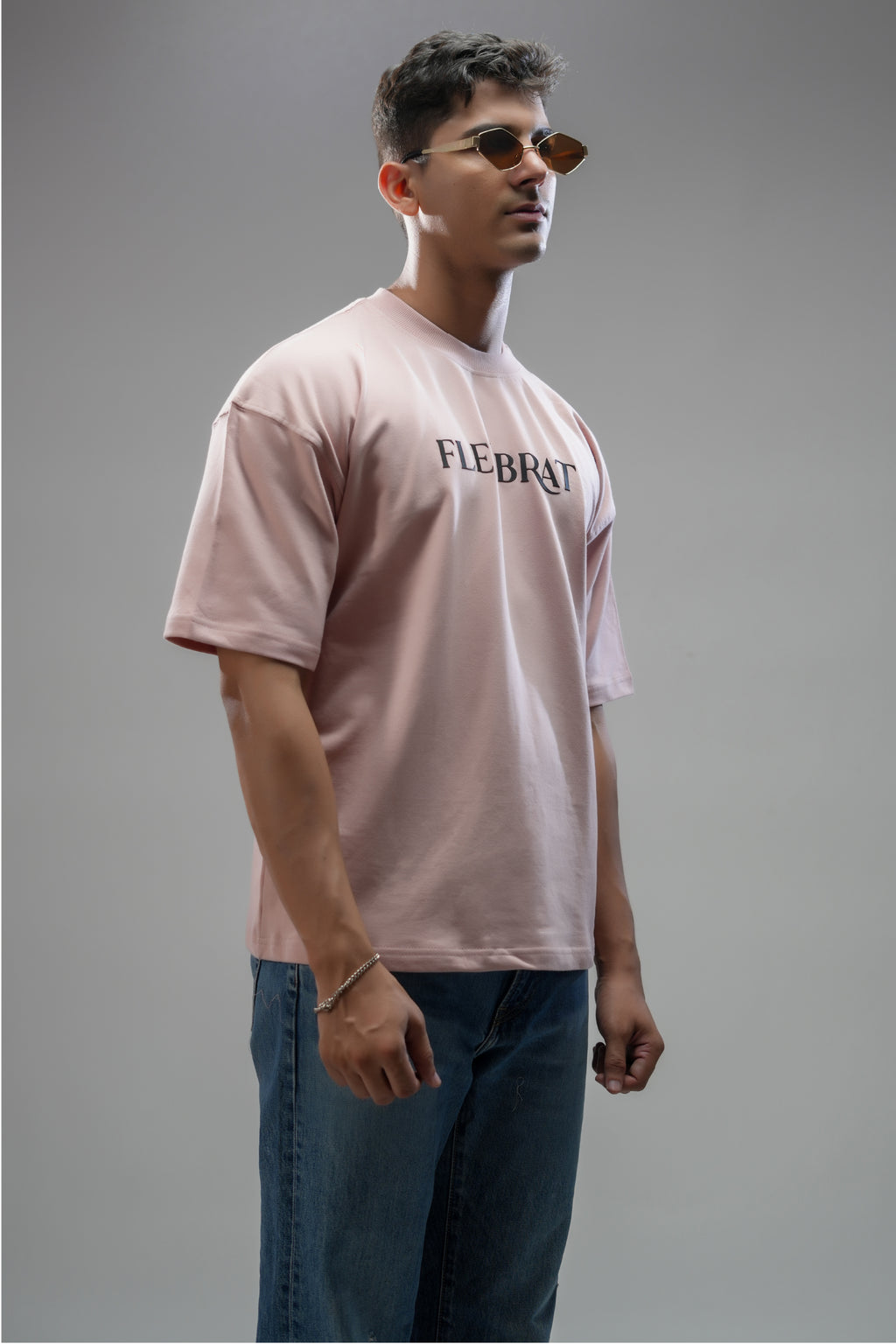 DUSTY ROSE OVERSIZED UNISEX TEE