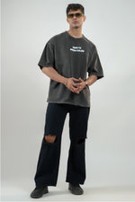 BORN TO BREAK RULES - ACID WASH UNISEX TEE