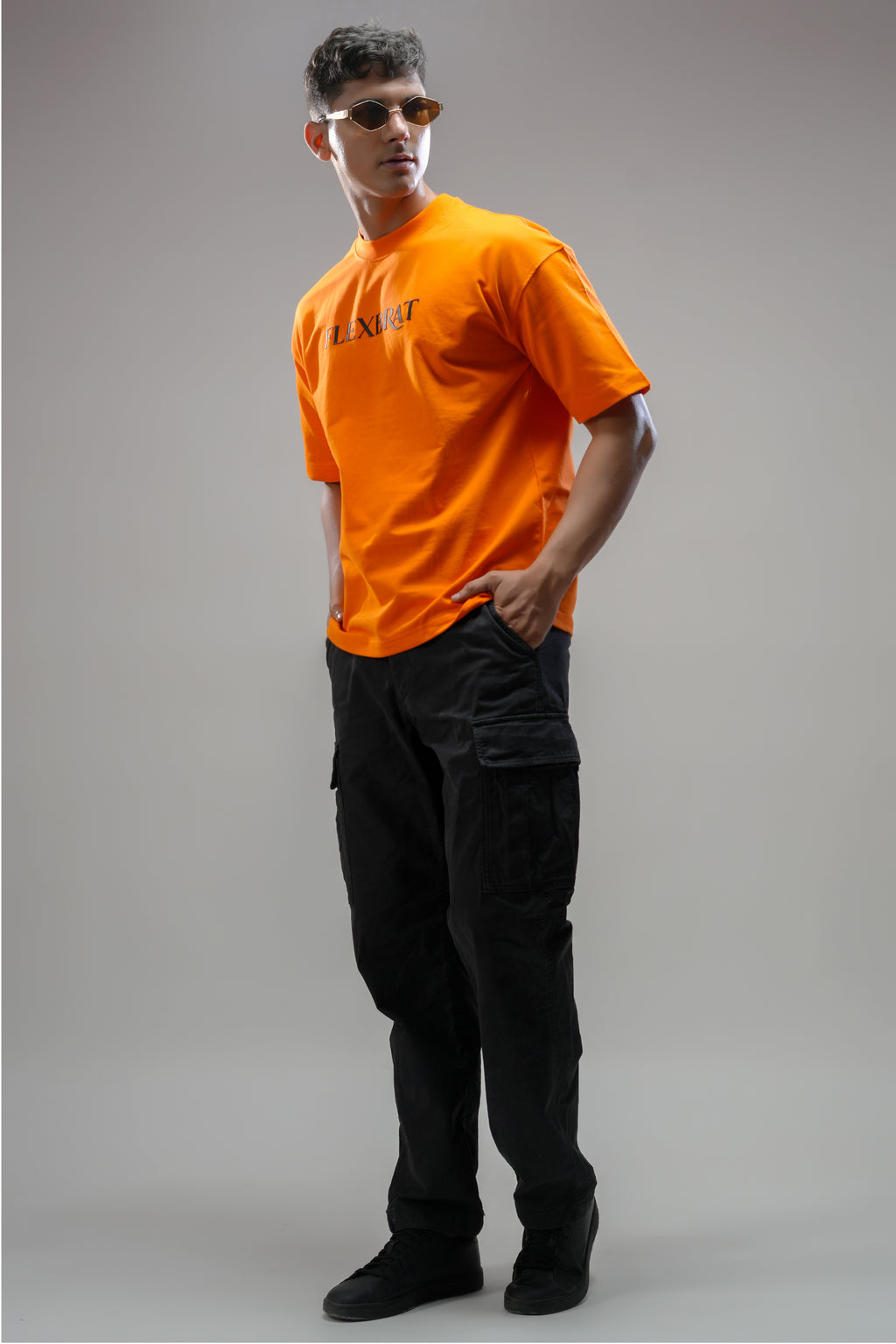 BLAZE ORANGE CLASSIC OVERSZIED UNISEX TEE