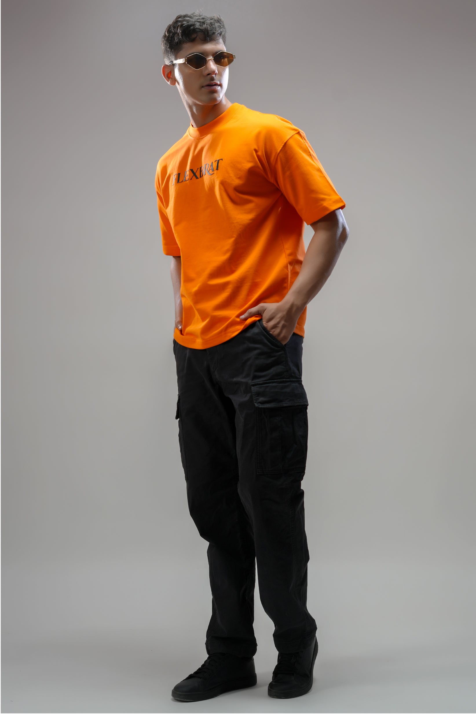 BLAZE ORANGE CLASSIC OVERSZIED UNISEX TEE