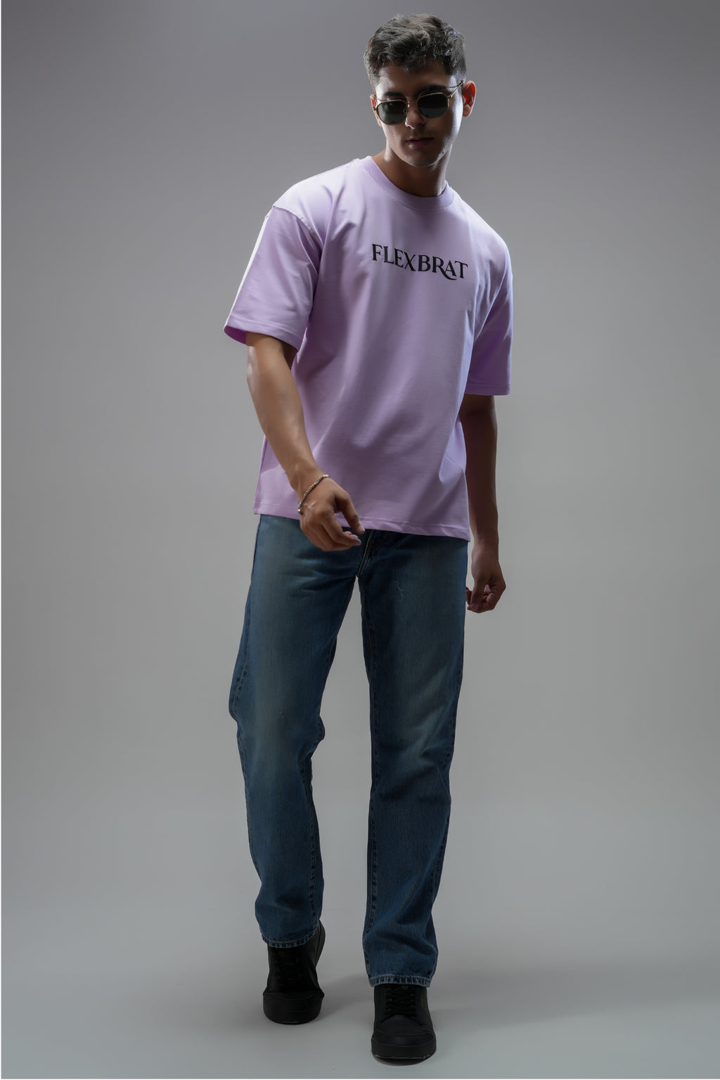 LAVENDER OVERSIZED CLASSIC UNISEX TEE