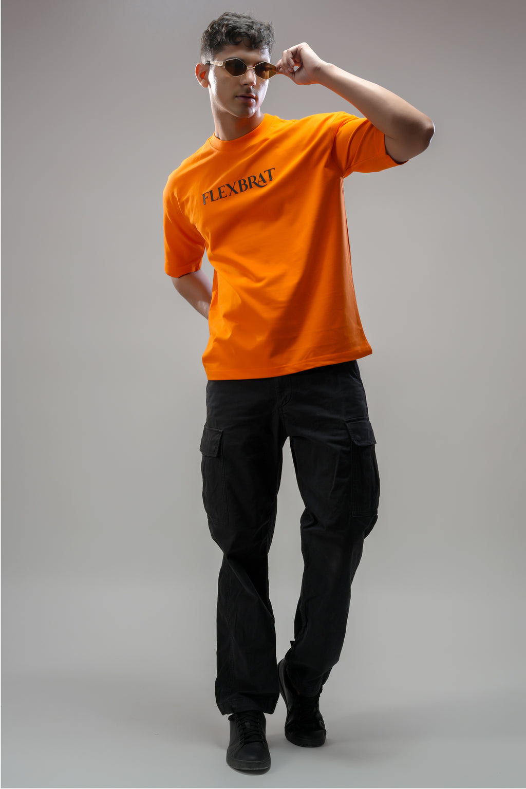 BLAZE ORANGE CLASSIC OVERSZIED UNISEX TEE