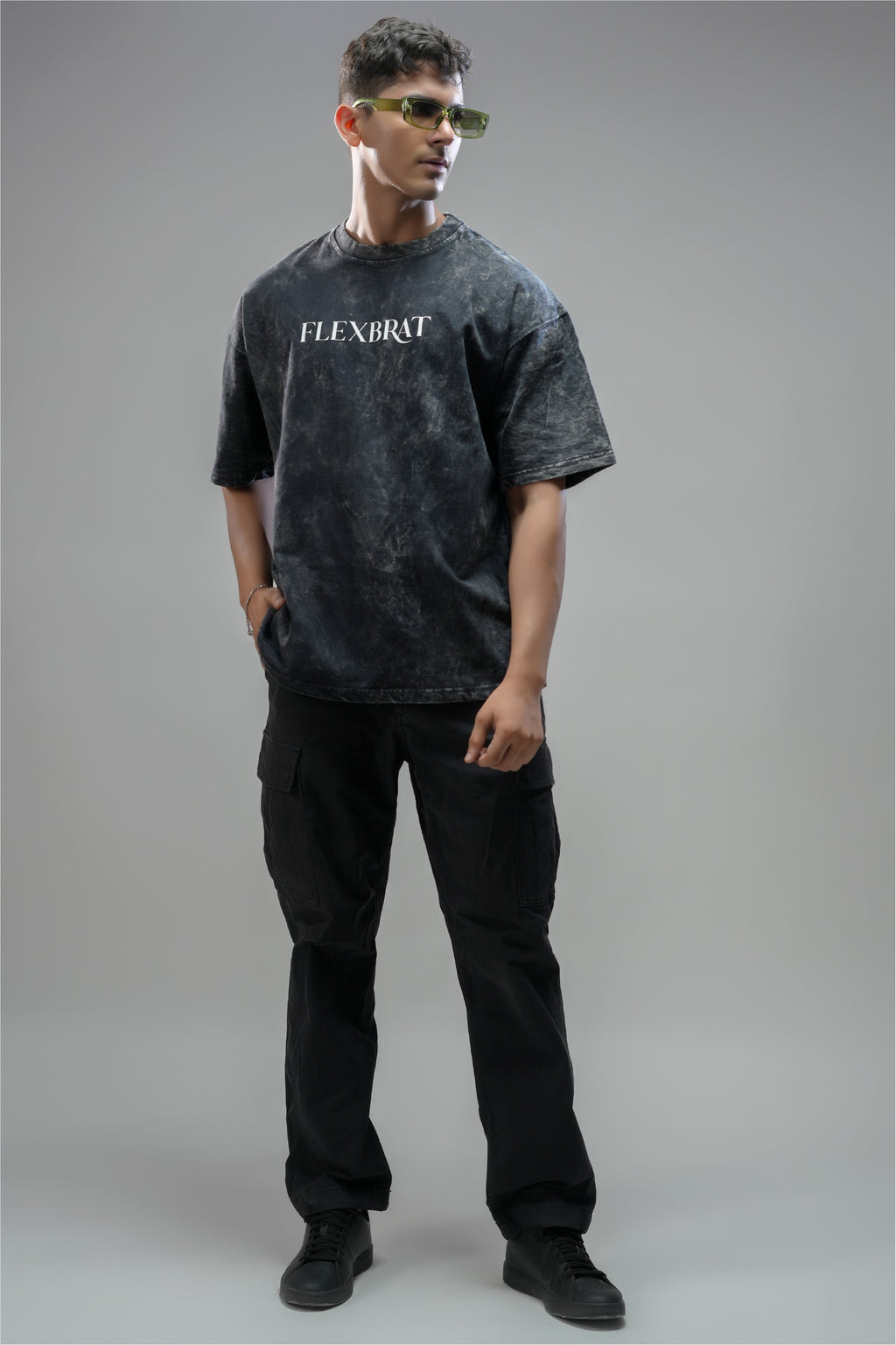 BLACK ACID VOID CLASSIC OVERSIZED UNISEX TEE