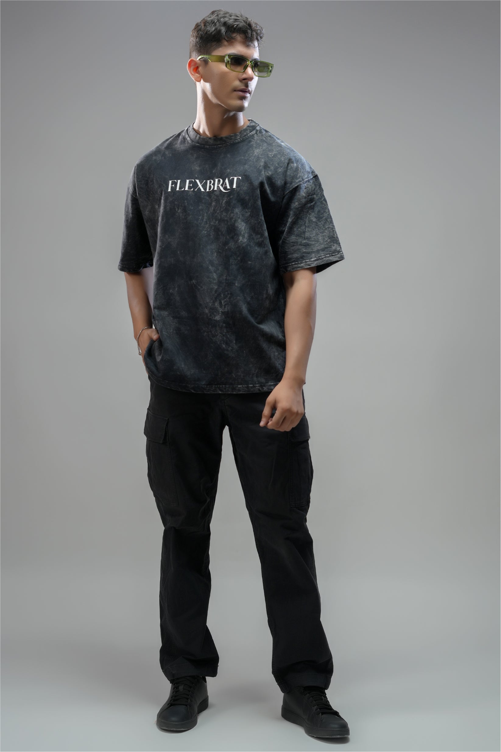 BLACK ACID VOID CLASSIC OVERSIZED UNISEX TEE