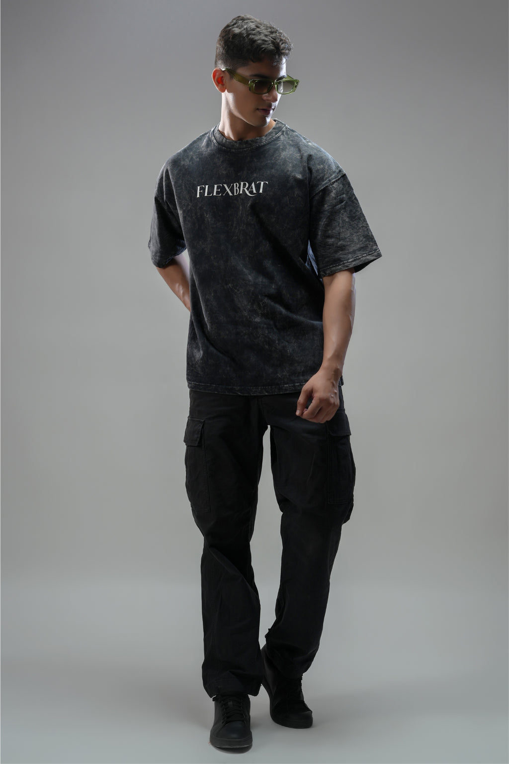 BLACK ACID VOID CLASSIC OVERSIZED UNISEX TEE