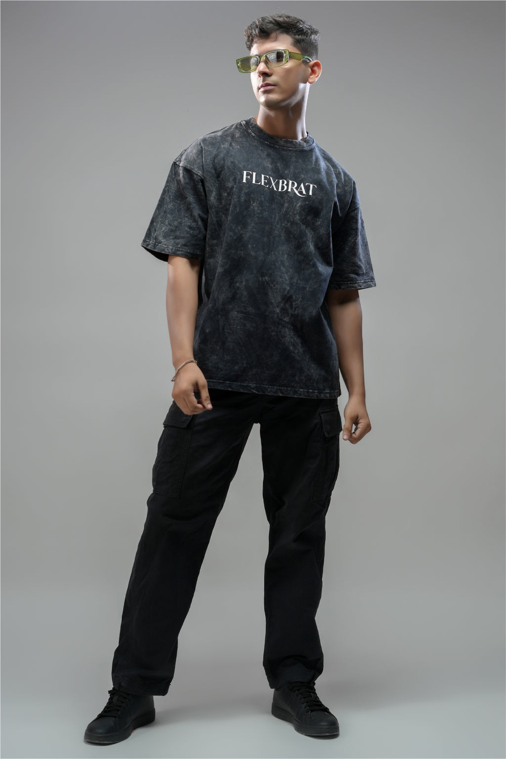 BLACK ACID VOID CLASSIC OVERSIZED UNISEX TEE