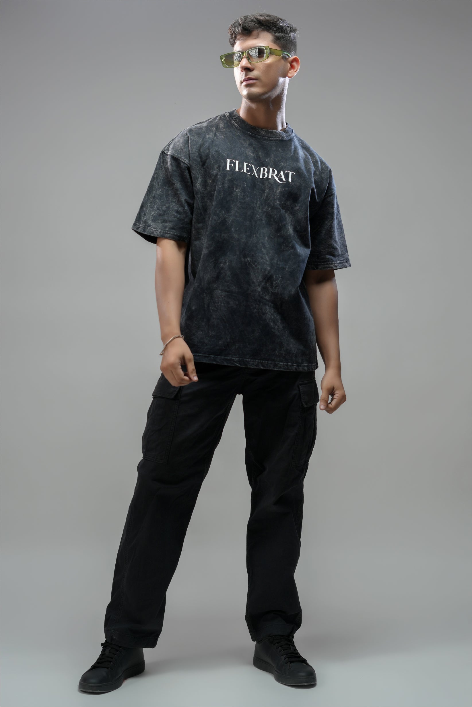 BLACK ACID VOID CLASSIC OVERSIZED UNISEX TEE