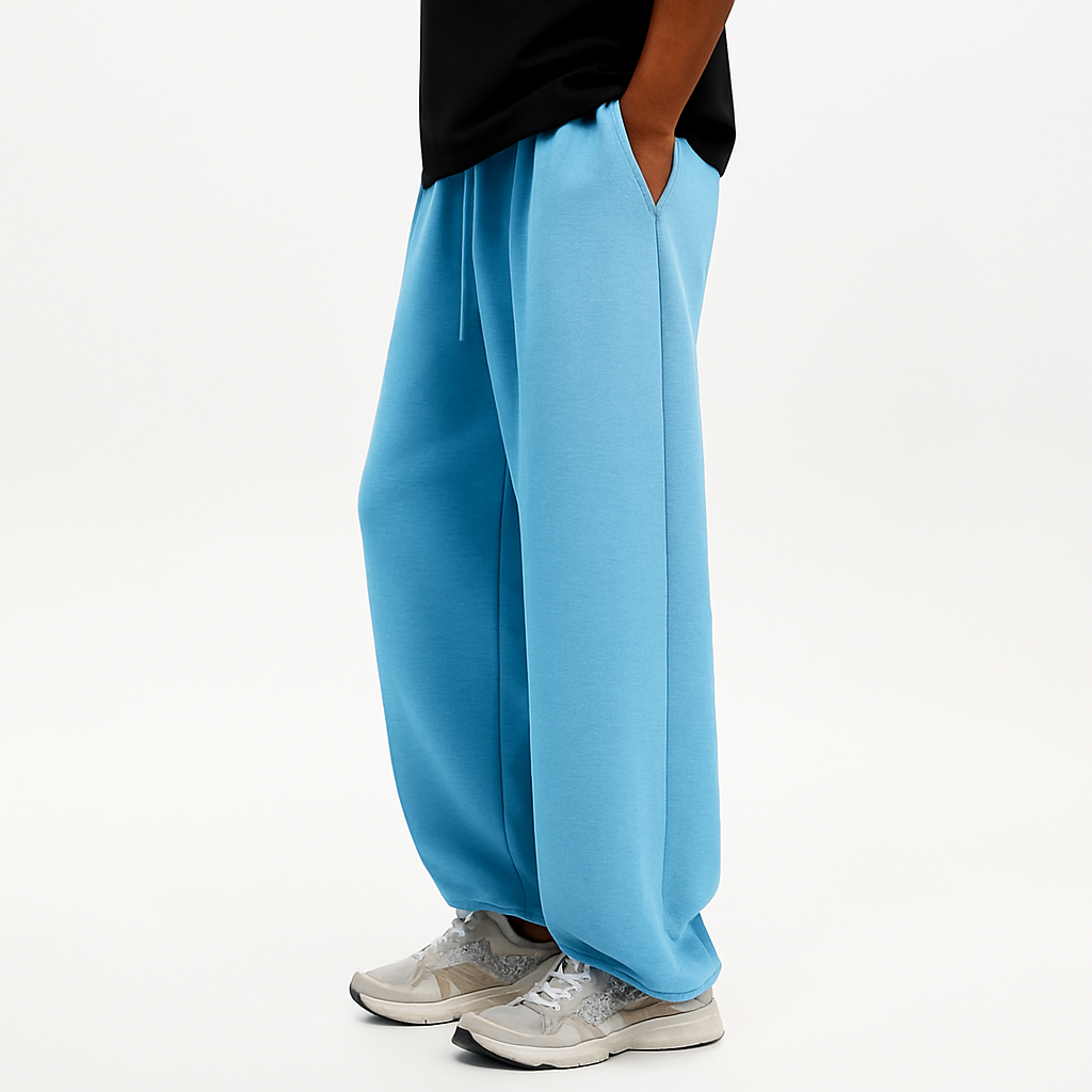 Sky Blue Baggy Sweatpants