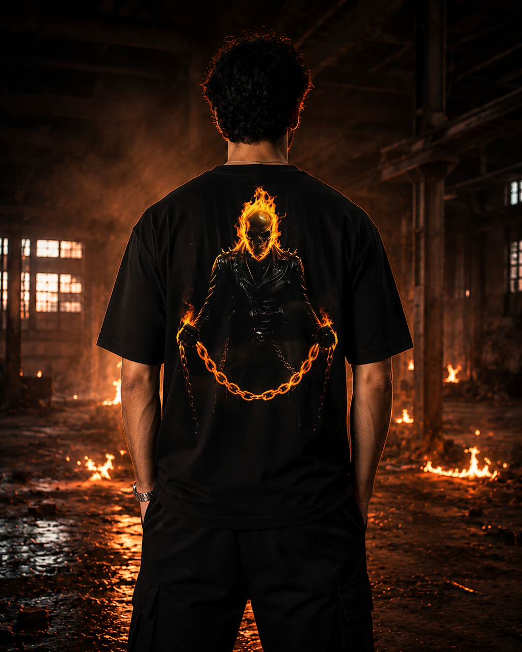 Flaming Skull T-Shirt