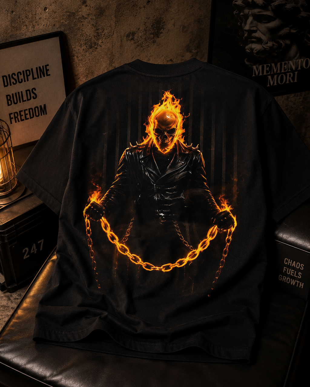 Flaming Skull T-Shirt