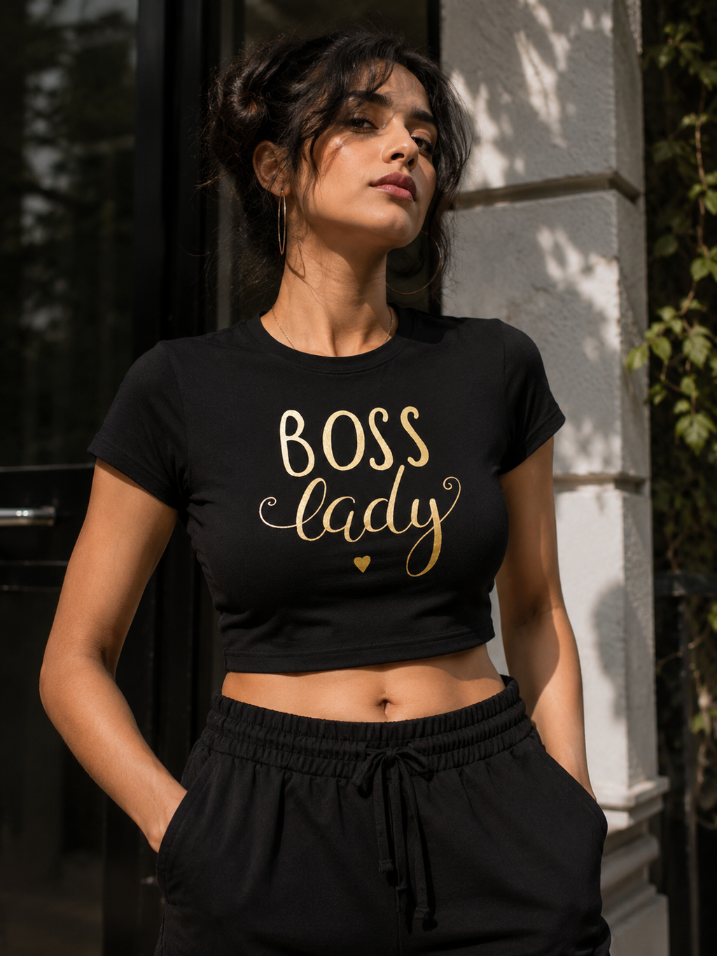 Boss Lady Crop Top