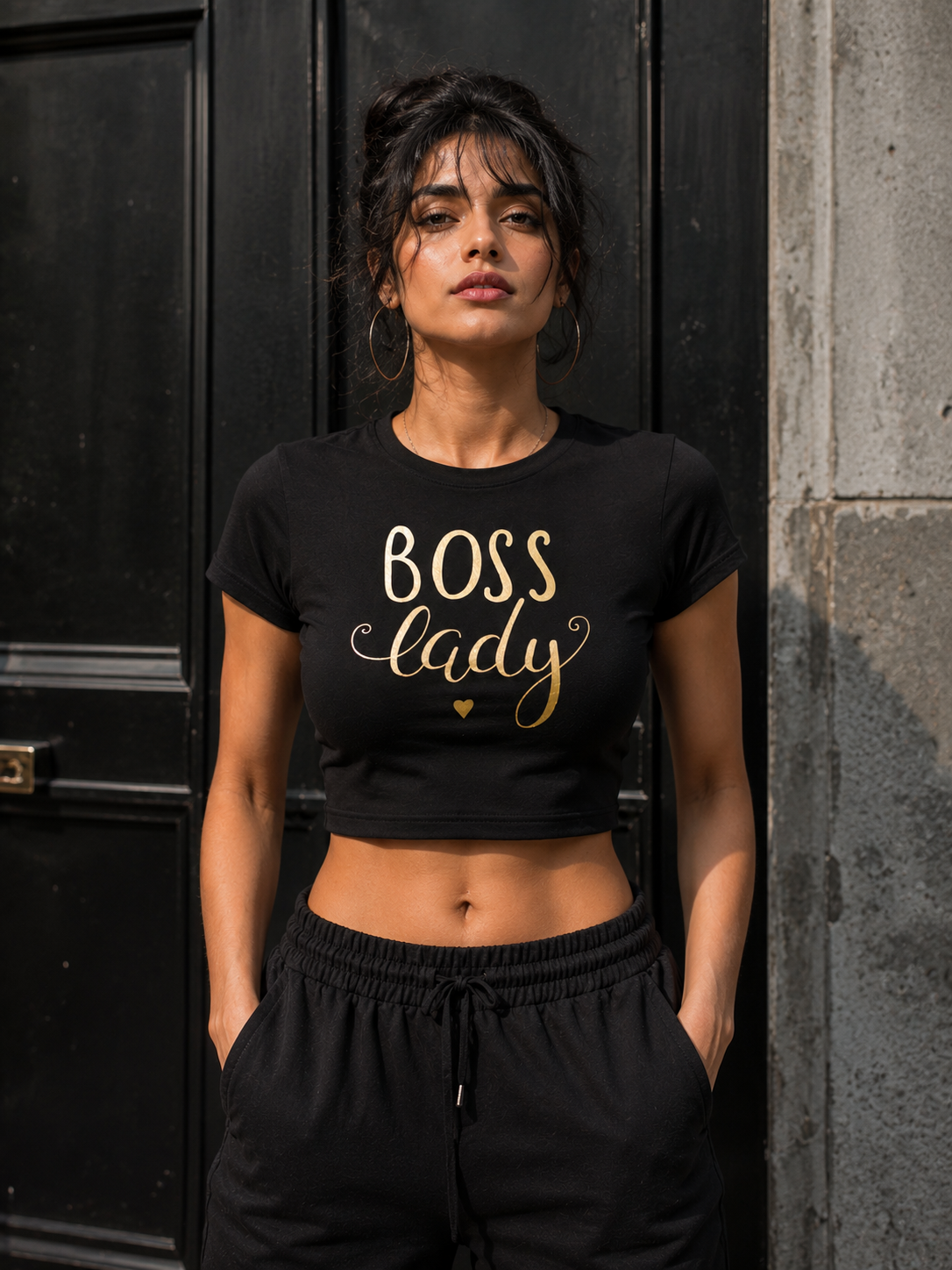 Boss Lady Crop Top