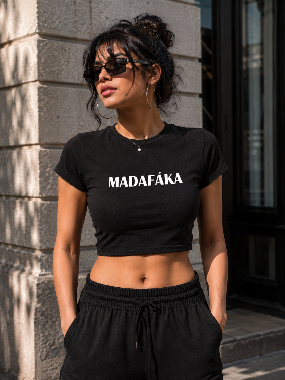 Madafaka Crop Top