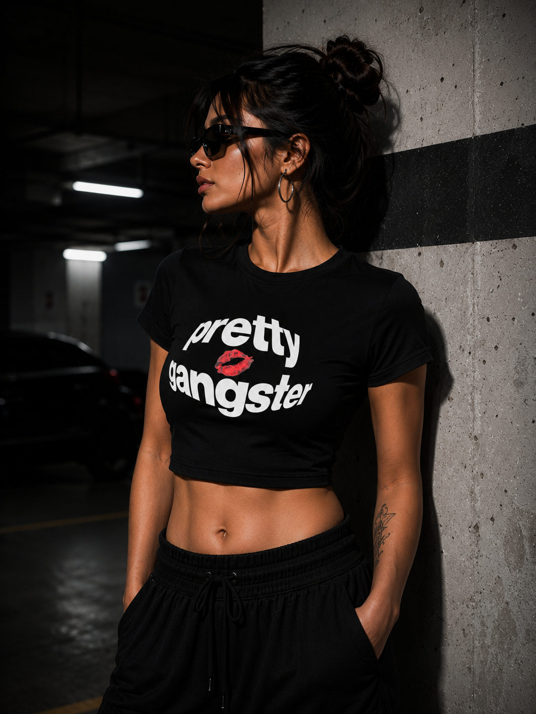 Pretty Gangster Crop Top