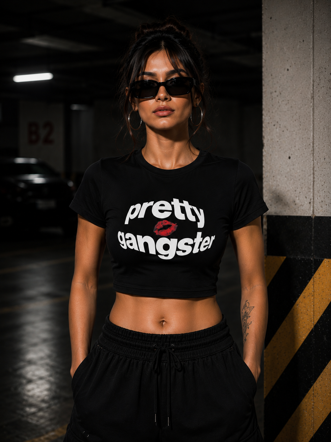 Pretty Gangster Crop Top