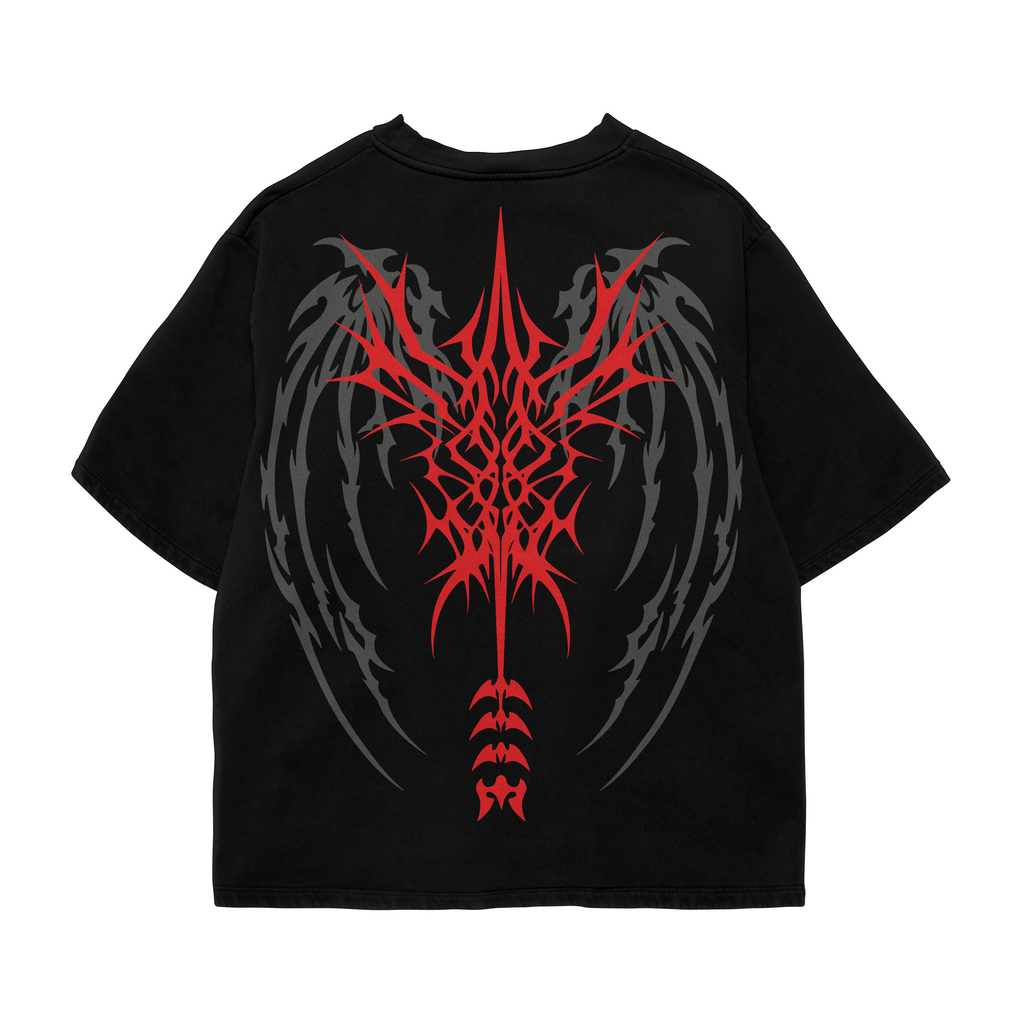 Infernal Wings Oversized Tee
