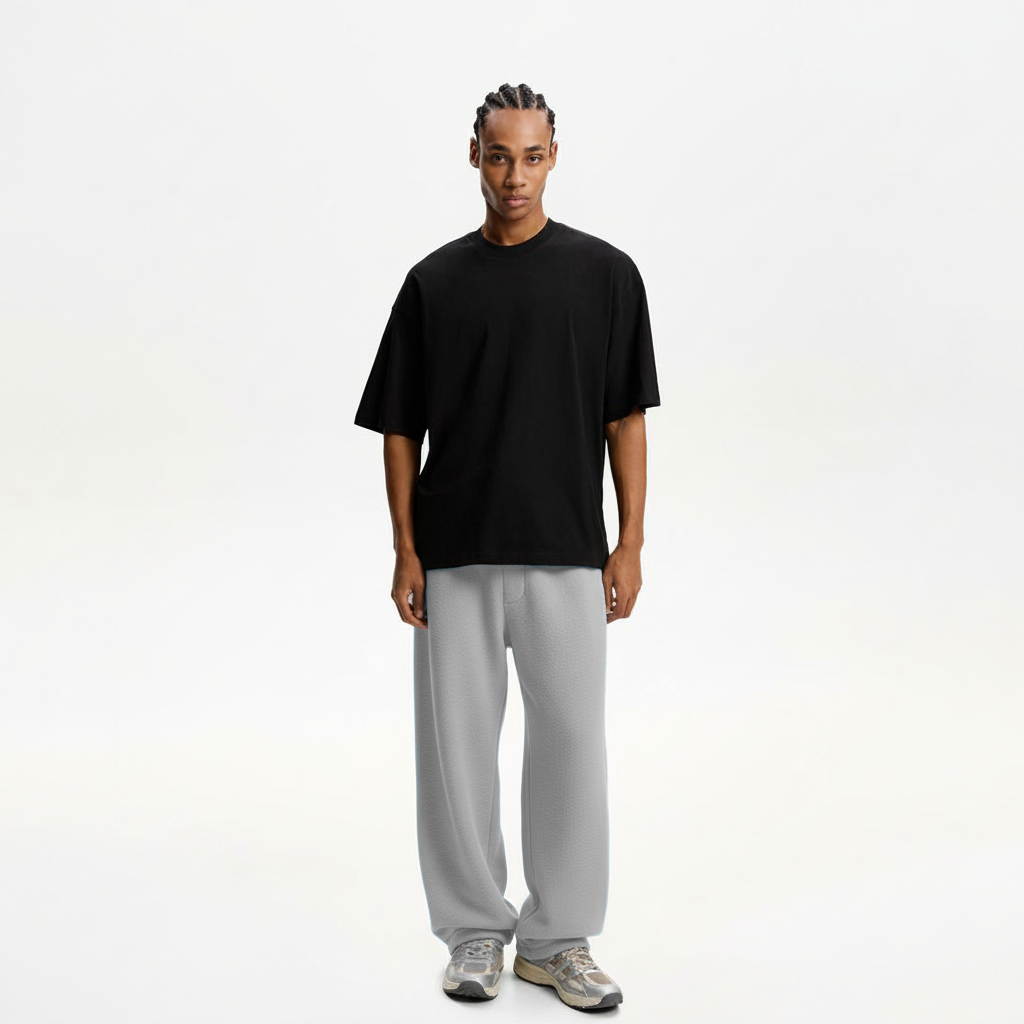 Stone Grey Baggy Sweatpants